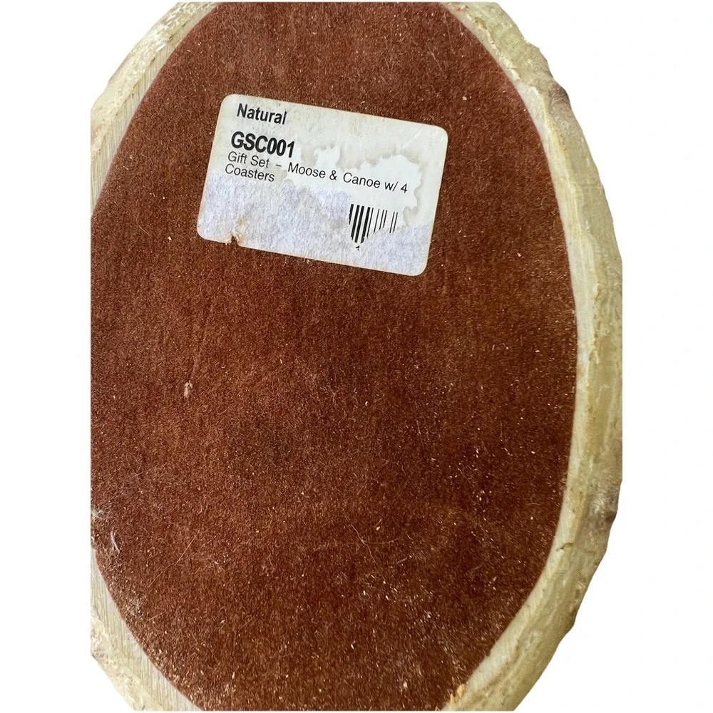 Coasters - Rustic  Canoe Coaster 5pc Set‎ Cabin Lodge